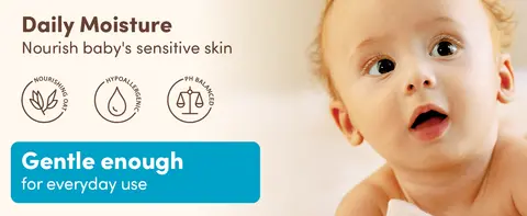 Hypoallergenic Daily Moisture products nourish sensitive skin &amp; are gentle enough for daily use