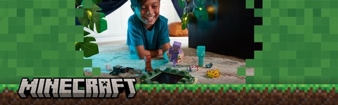 Minecraft Creeper Action Figure 3.25 In With 1 Build A Portal Piece & 1  Accessory Green