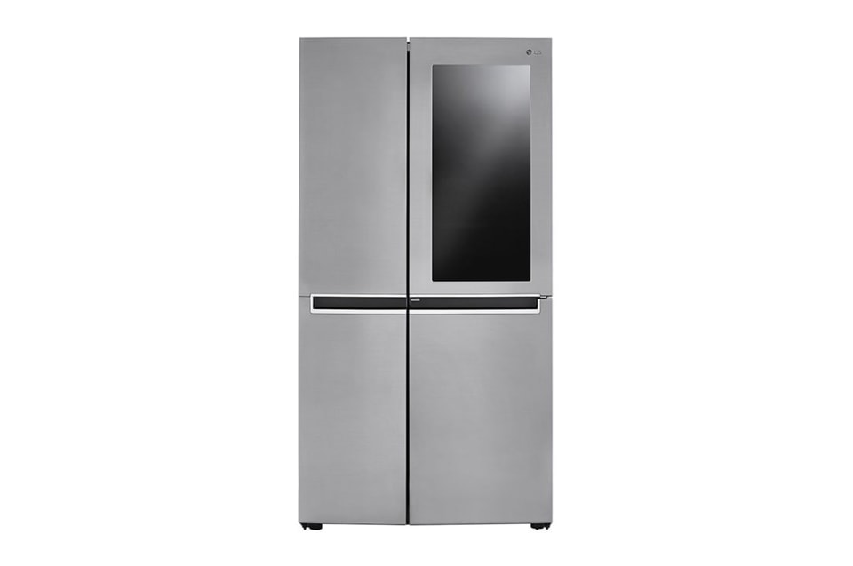 lg 27 cu. ft. side-by-side instaview door-in-door refrigerator lrses2706v