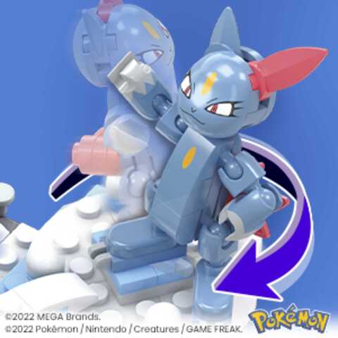 NEW POKEMON MEGA - Piplup and Sneasel's Snow Day Brick 171 pieces Build Kit  Poke