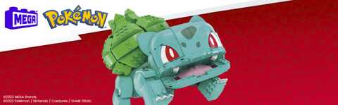 MEGA Bloks Pokémon - Jumbo Bulbasaur - 789 Parts » ASAP Shipping