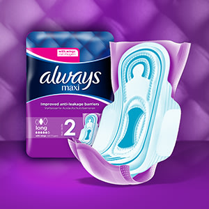 Always Maxi Size 4 Overnight Pads Without Wings Unscented (Pack of 12), 12  pack - Fry's Food Stores