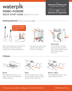 waterpik sonic fusion cvs