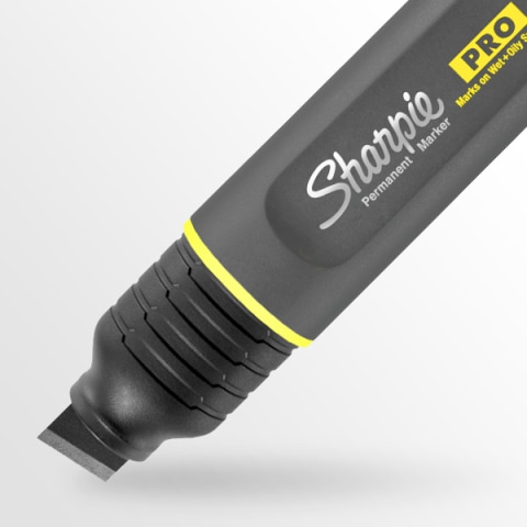 Sharpie - Permanent Marker: Black, Water-Resistant, Chisel Point - 98574387  - MSC Industrial Supply