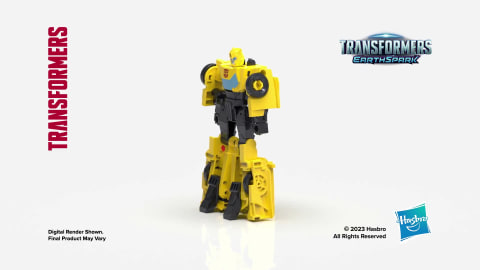 Transformers EarthSpark Cyber-Combiner Bumblebee E Mo Malto – Set 2 Figure Convertibili E Combinabili Per Bambini 6+ Anni - 2
