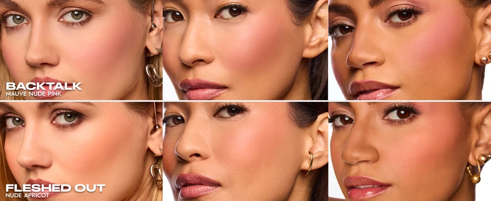 Face Bond Blush on multiple models