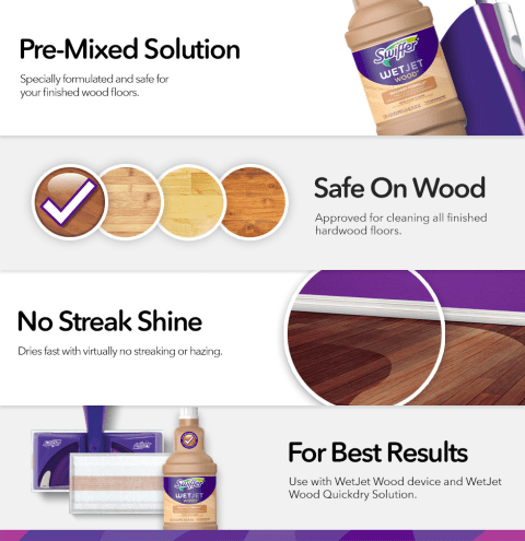 Swiffer WetJet Multi-Surface Cleaner Solution Refill - Febreze Lavender & Vanilla Comfort Scent