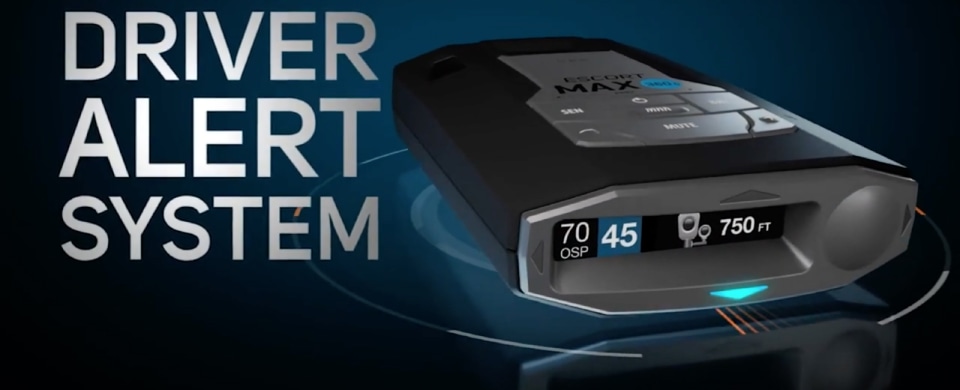 thumbnail video image 2 of Escort MAX 360c Laser Radar Detector - WiFi & Bluetooth Enabled, 360° Protection, Extreme Long Range, Voice Alerts, Apple CarPlay & Android Auto Compatible, 2 of 13