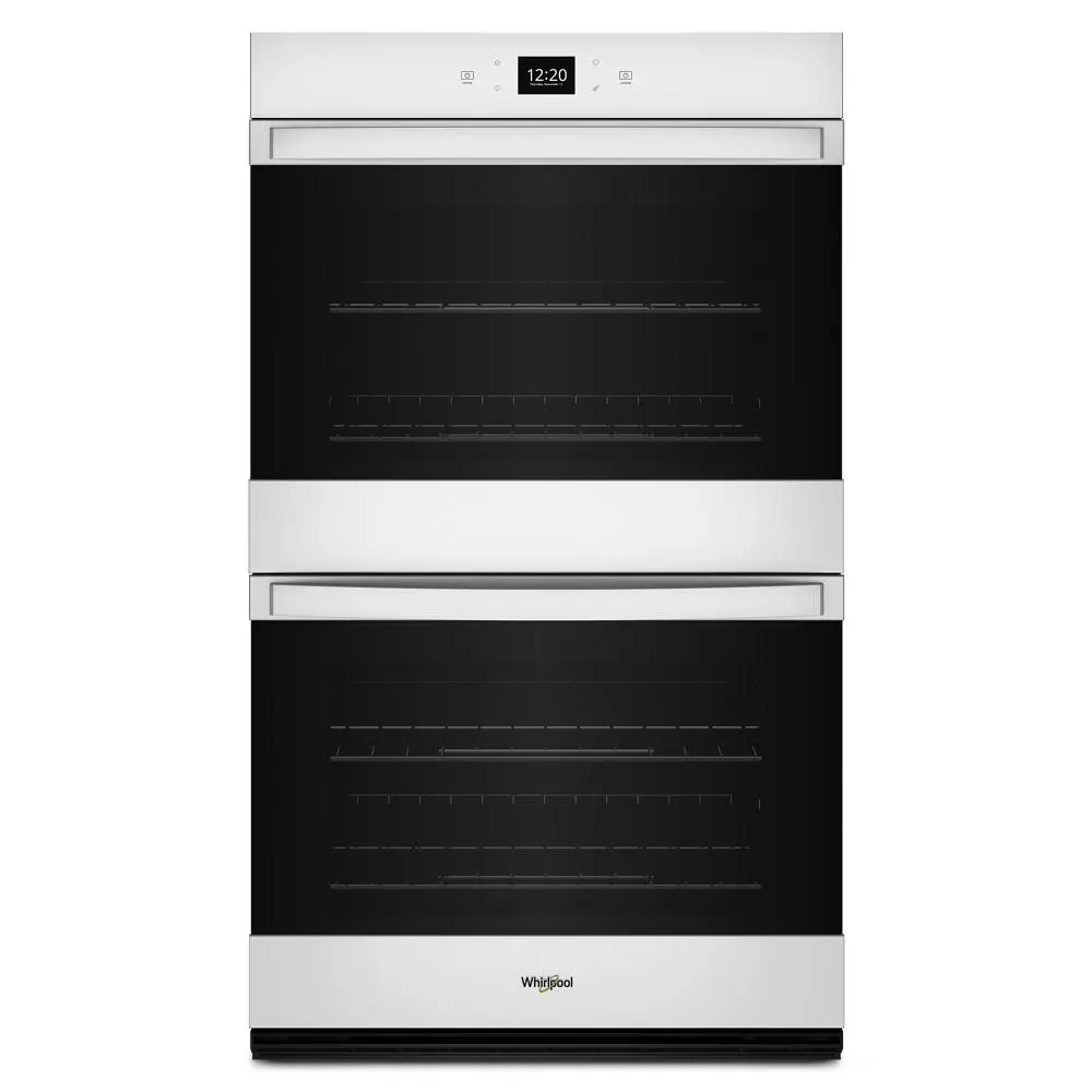 Whirlpool 27-Inch Double Wall Oven in White - WOED5027LW | Abt