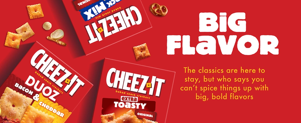 Cheez-It Cheese Crackers Cheddar Jack, Baked Snack Crackers