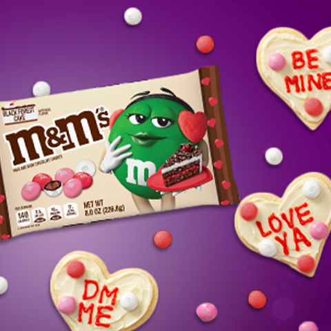M&M'S White Chocolate Strawberry Shake Valentines Day Candy Bag, 7.44 oz -  Kroger