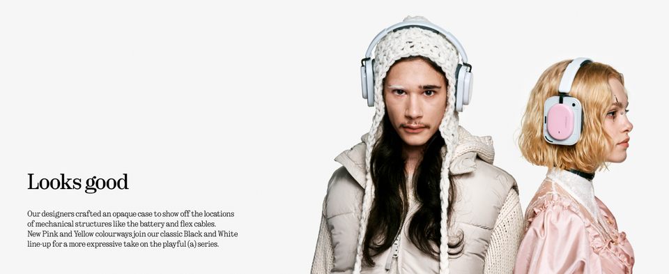 Nothing Headphone (a) Wireless Over Ear Bluetooth Headphones White