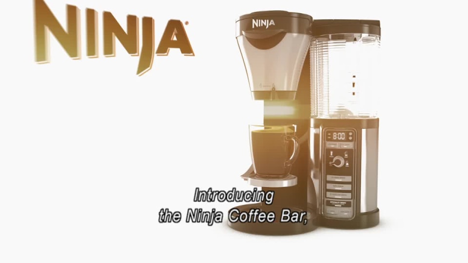 Ninja Coffee Bar Auto-IQ Brewer Maker with Glass Carafe, Grinder, Mug and  Recipes