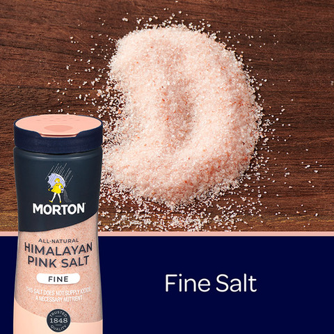 Morton Himalayan Pink Salt & McCormick Black Pepper Pre-Filled Shakers -  5.25 oz pkg