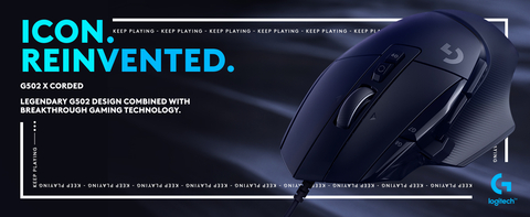 grinende Lykkelig kam Logitech G502 X Wired Gaming Mouse - Black | Dell USA