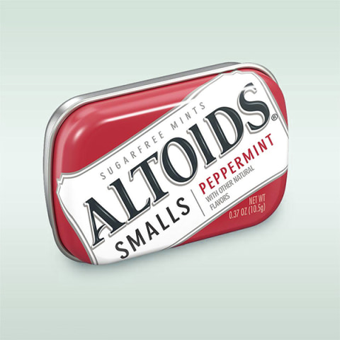 ALTOIDS Arctic Peppermint Sugarfree Mints, 1.2 oz (Pack of 8)