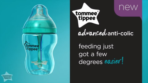 Tommee Tippee Anti-Colic Baby Bottles, 9oz Count, Breast-Like