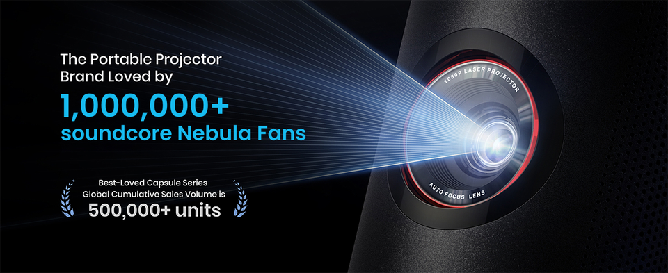 Nebula Capsule 3 LED Projector - Portable - Black | Dell USA