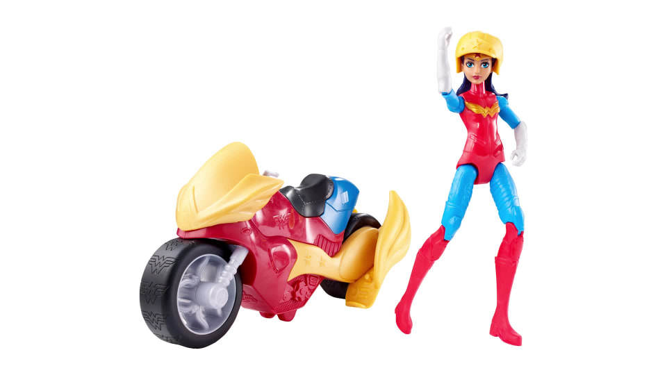 DC Super Hero Girls Wonder Woman & Motorcycle Doll - image 2 of 7