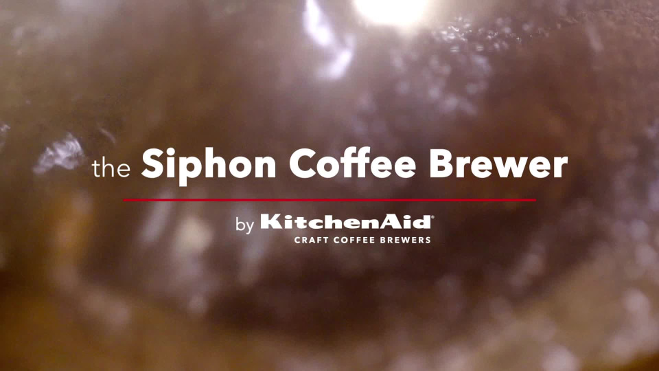 thumbnail video image 2 of KitchenAid KCM0812MS Siphon Coffee Brewer (Medallion Silver), 2 of 3