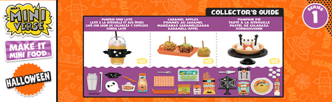 MGA's Miniverse Make It Mini Food Halloween Series 1 Mini Collectibles