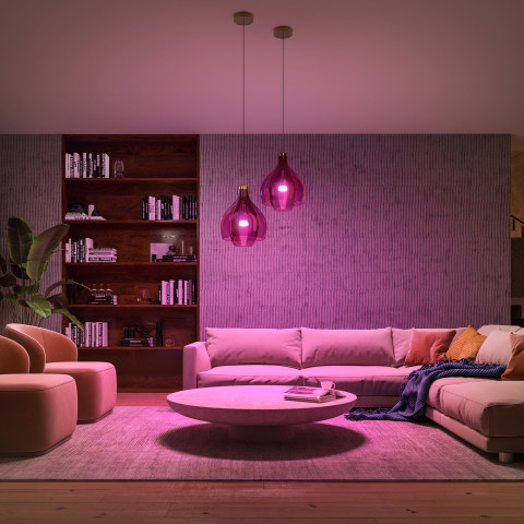 Set the right mood with colorful light