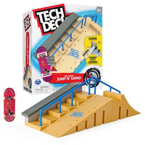 Tech Deck Jump N' Grind X-Connect Skate Park Playset with Finger