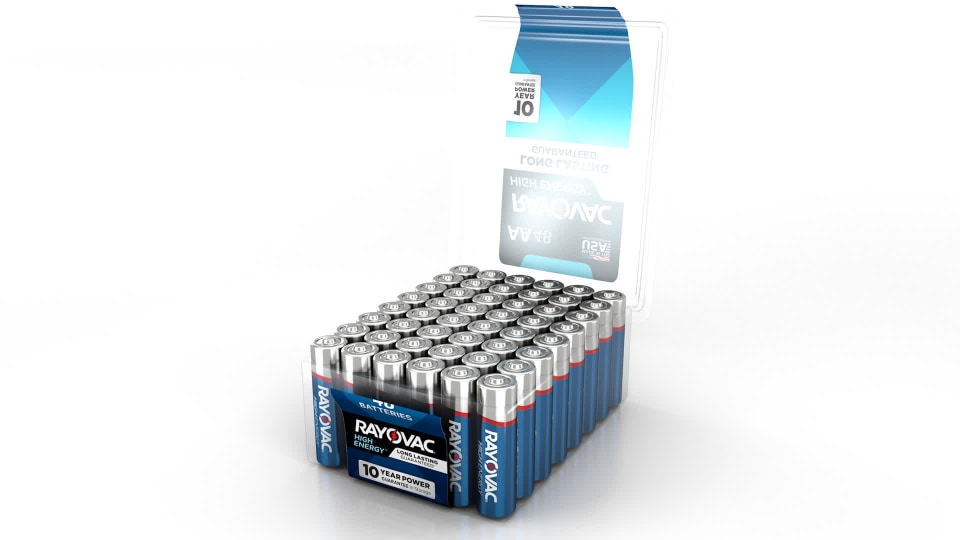 thumbnail video image 7 of Rayovac Pro-Pack High Energy Alkaline Batteries, Size AA Batteries, 48-Pack, 815-48PPK, 7 of 7