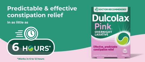 Dulcolax Laxative 5 mg Comfort Coated Tablets For Women - 25 Count