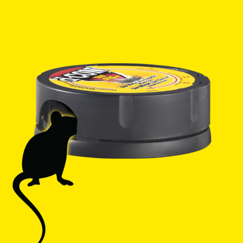 iTrap iTrap-005-S2 Rat & Mouse Bait Station Trap, Set of 2-Safe for Children & PE, Black