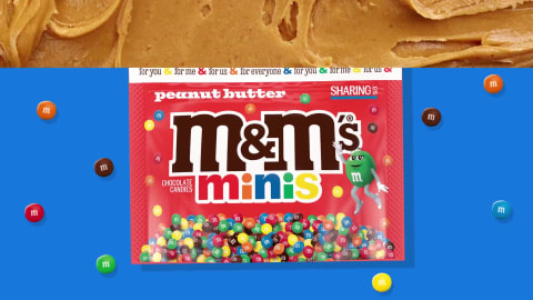 Peanut Butter M&M'S Minis, 8.6oz