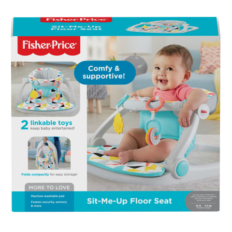 Fisher-Price Sit-Me-Up Floor Seat Portable Infant Chair with 2