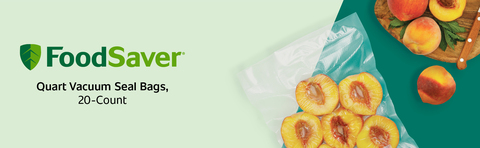 Tilia Foodsaver Vacuum Sealer Quart Size Bags, 20pk