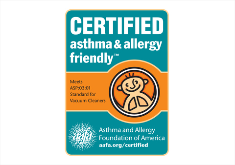 Certified Asthma and Allergy friendly 