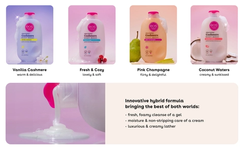 eos Cashmere Body Wash Fragrances and Formula