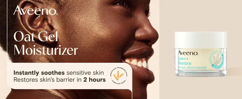 Aveeno Calm Restore Gel Moisturizer, face moisturizer,  women men moisturizer, sensitive skin, face