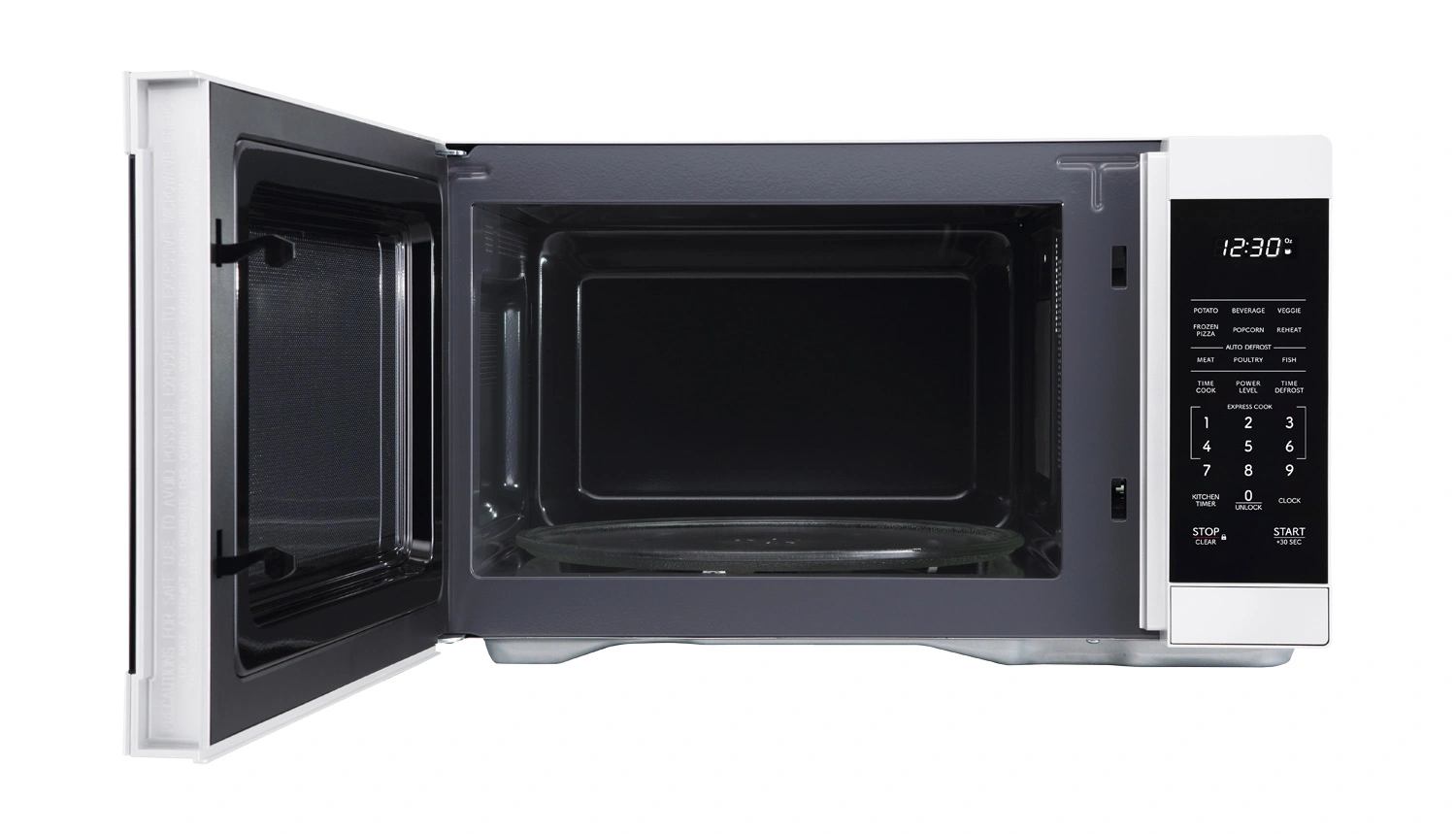 1.1 cu. ft. 1000W White Countertop Microwave Oven | SHARP