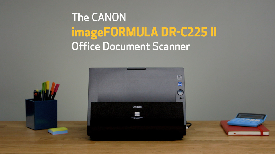 imageFORMULA DR-C225 II Office Document Scanner 600 dpi Optical Resolution,  30-Sheet Duplex Auto Document Feeder