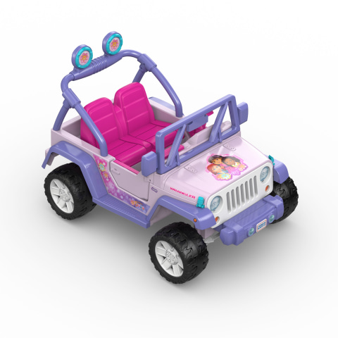 Power Wheels Nickelodeon Dora and Friends Jeep Wrangler 