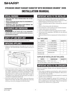 Smart Radiant Rangetop with Microwave Drawer Oven (STR3065HS)