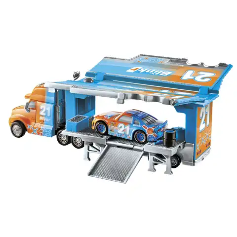 Disney Pixar Cars Lightning McQueen Mack Hauler, 1:55 Scale