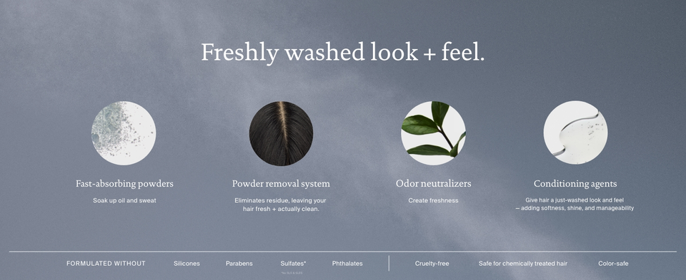 PhD Advanced Clean Dry Shampoo Benefits