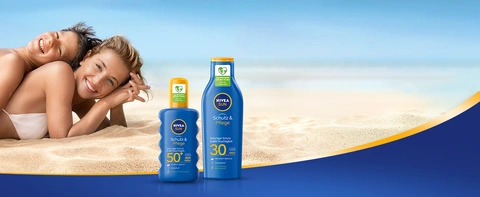 Nivea Sun Schutz & Pflege Sonnenmilch LSF 20, 250 Ml – Schnell Einziehend, Wasserfest