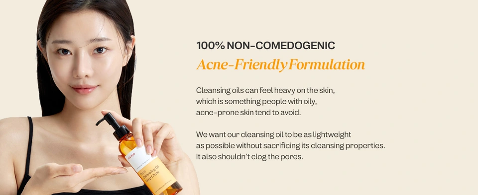 100% Non-Comedogenic Acne-Friendly Formulation