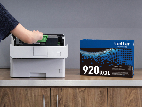 Brother Impresora láser monocromática empresarial HL-L6210DW  con gran capacidad de papel, redes inalámbricas y Gigabit Ethernet,  impresión de bajo costo, funciones de seguridad avanzadas e impresión :  Productos de Oficina