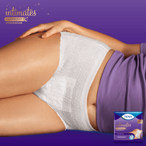 TENA Incontinence Underwear for Women, Overnight Absorbency, Intimates -  Large - 56 Count