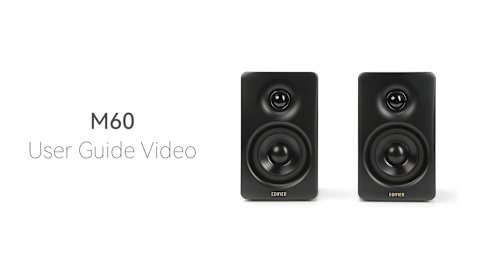 Edifier M60 2.0 Compact Desktop Bluetooth Speakers Pair in Black