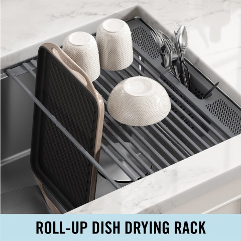 Roll-Up Dish Drying Rack