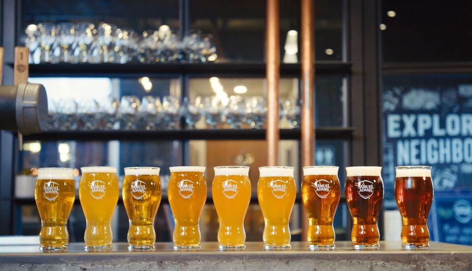 thumbnail video image 2 of Samuel Adams American Light Lager, 6 pack, 12 fl oz Aluminium Cans, 4.2% ABV, 2 of 5