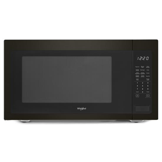 whirlpool fingerprint resistant countertop microwave